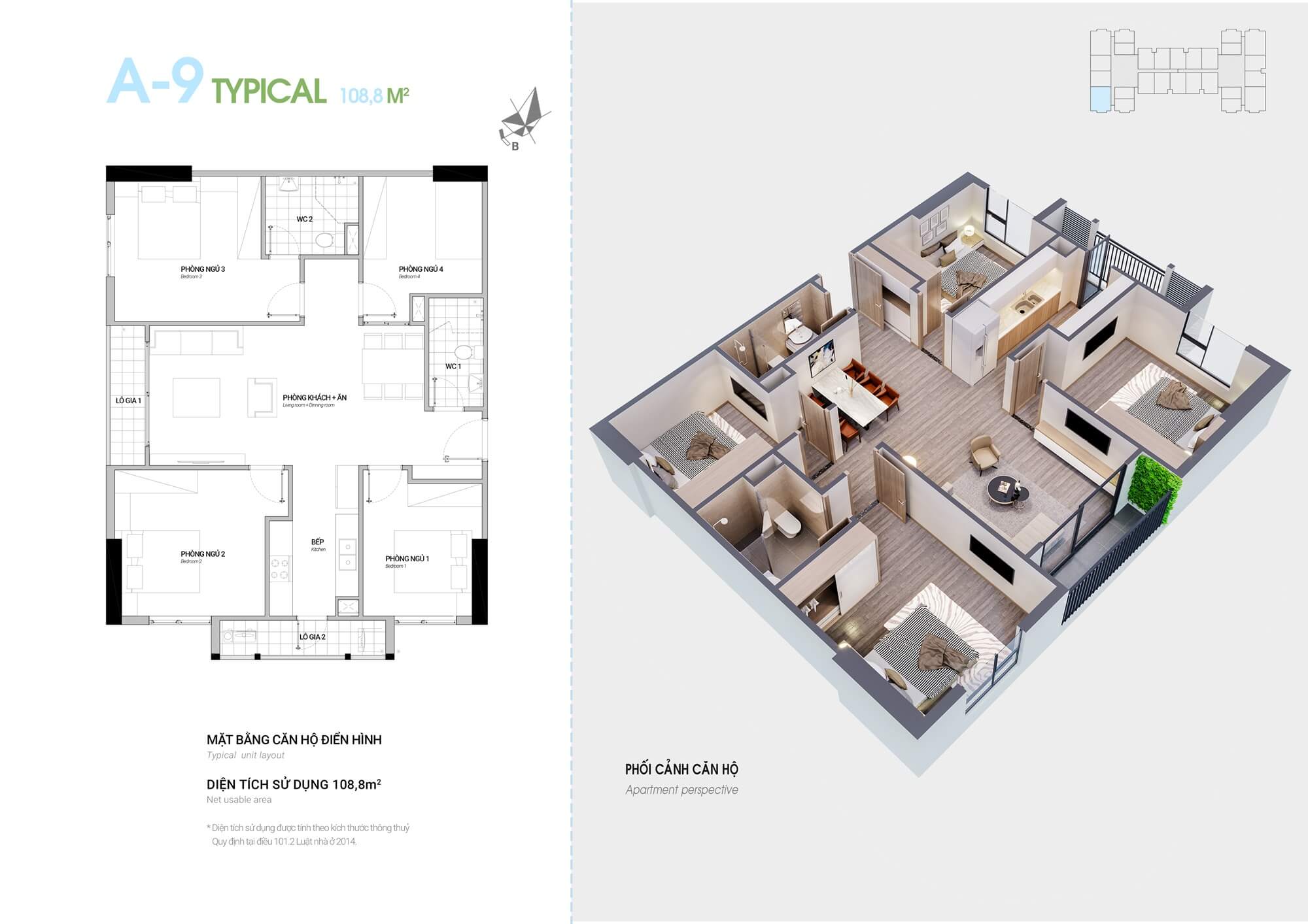 thiết kế căn hộ 4 ngủ hà sơn sweet home trạm trôi