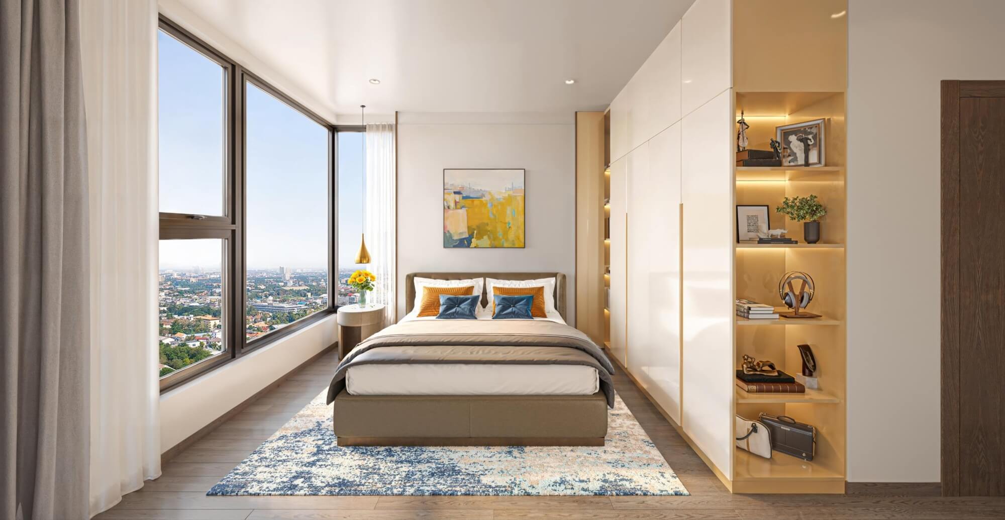 nội thất căn hộ masteri sky quarter đan phượng