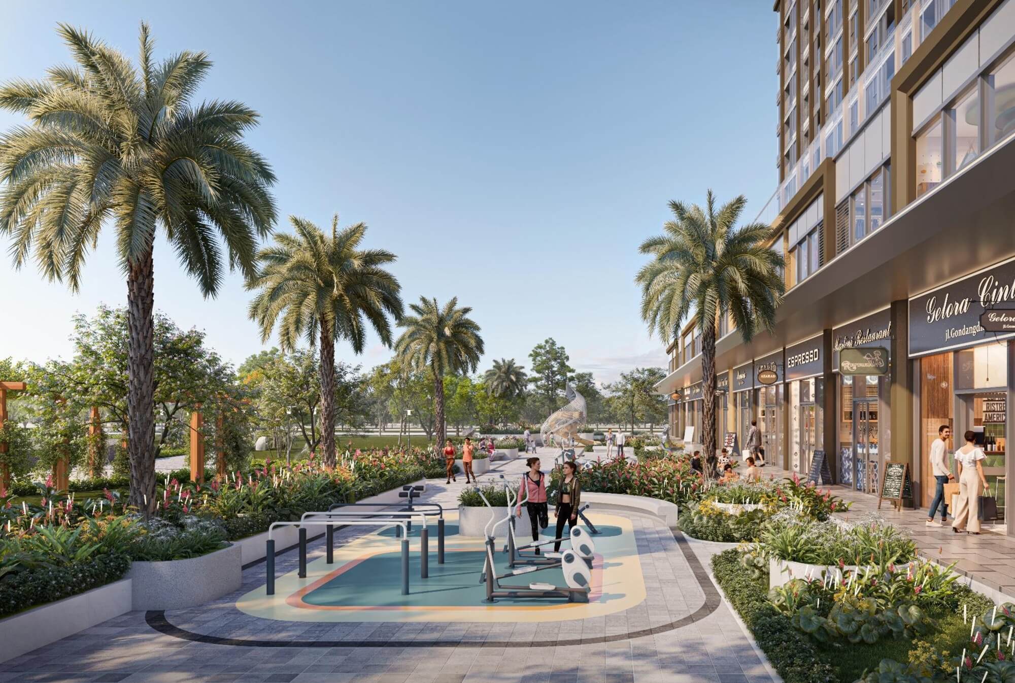 tiện ích dự án masteri sky quarter đan phượng