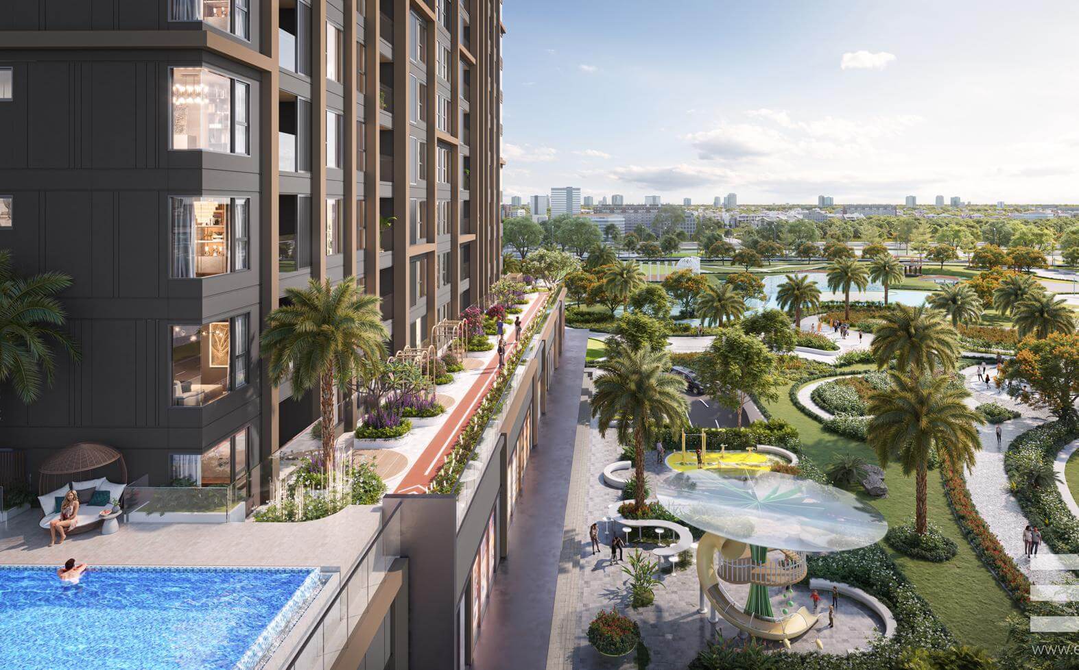 tiện ích dự án masteri sky quarter đan phượng