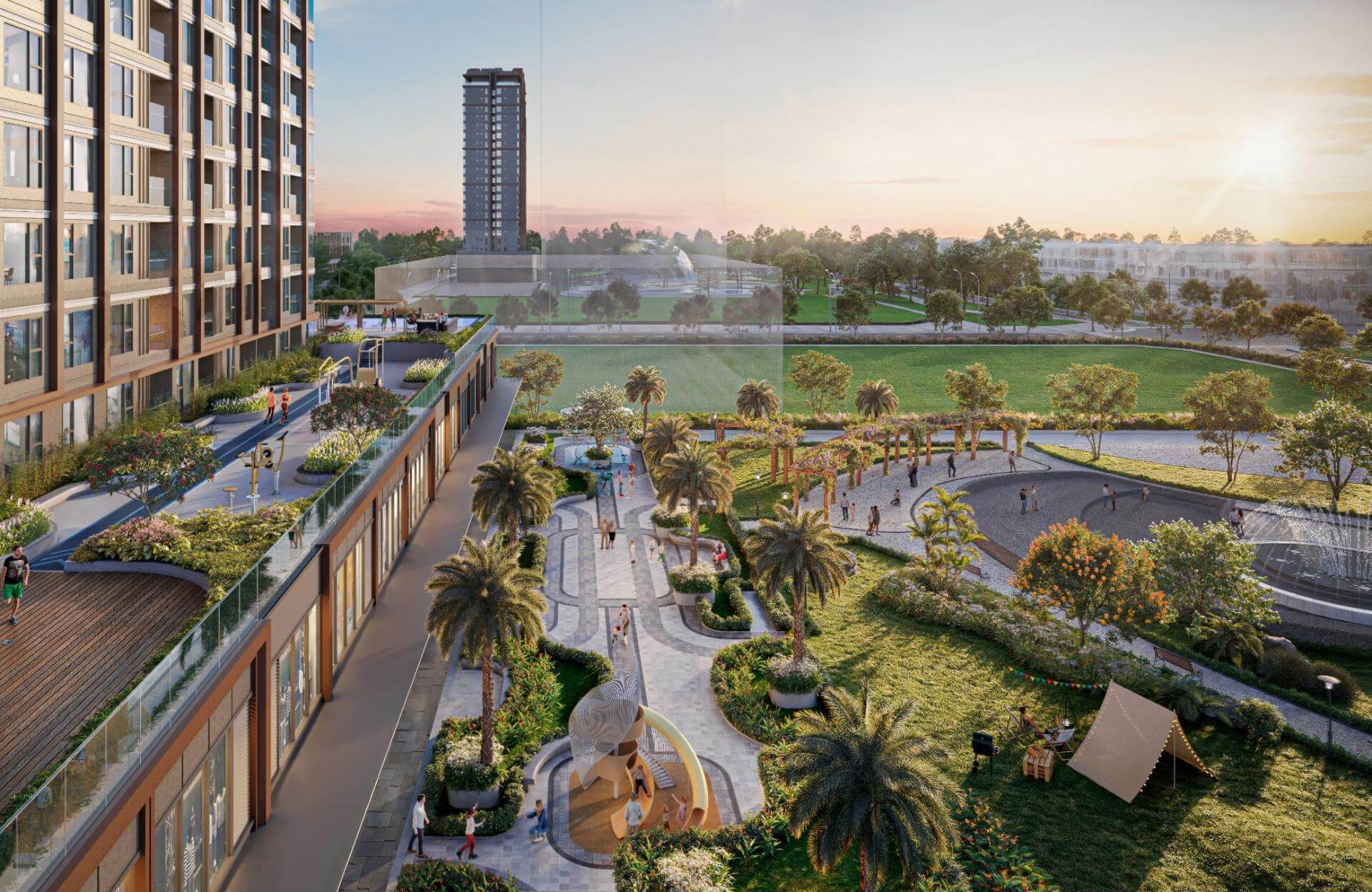 tiện ích dự án masteri sky quarter đan phượng