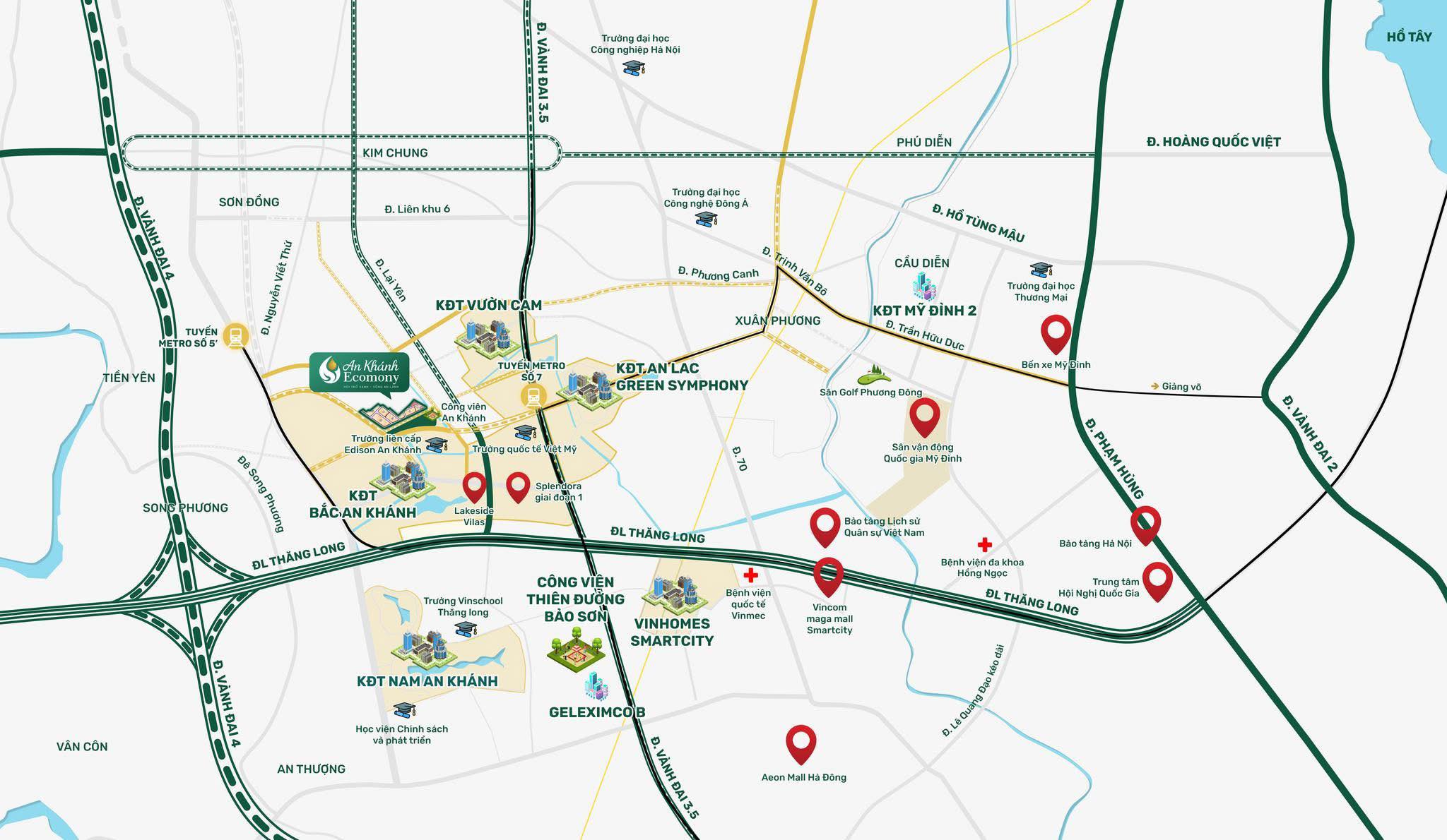 vị trí dự án an khánh economy