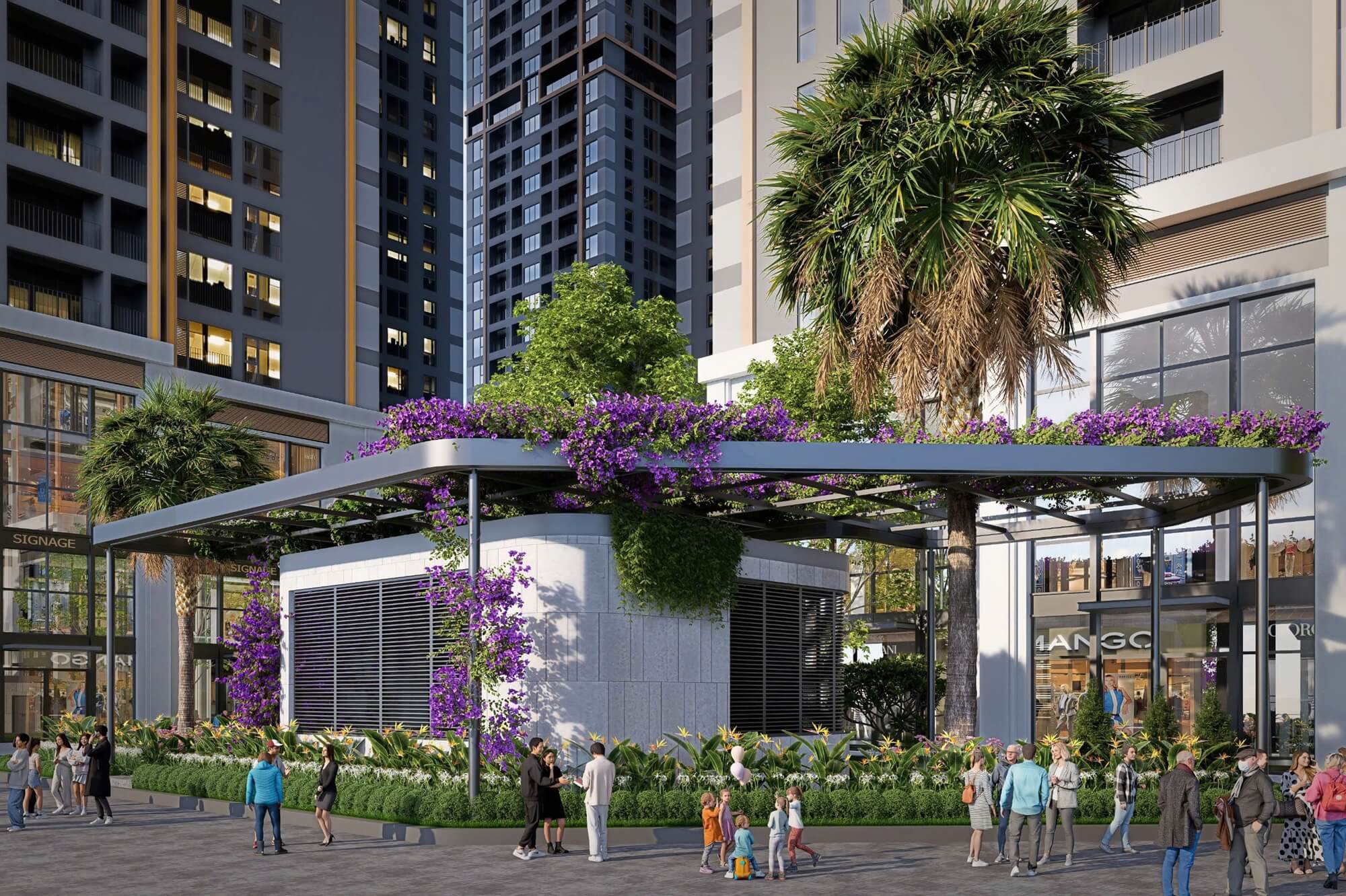 tiện ích dự án the flame vine hinode royal park