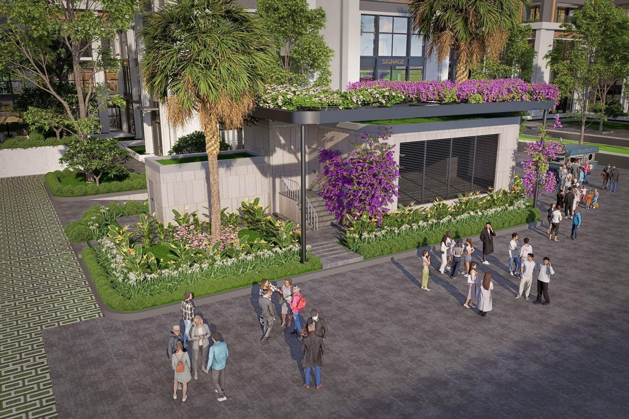 tiện ích dự án the flame vine hinode royal park