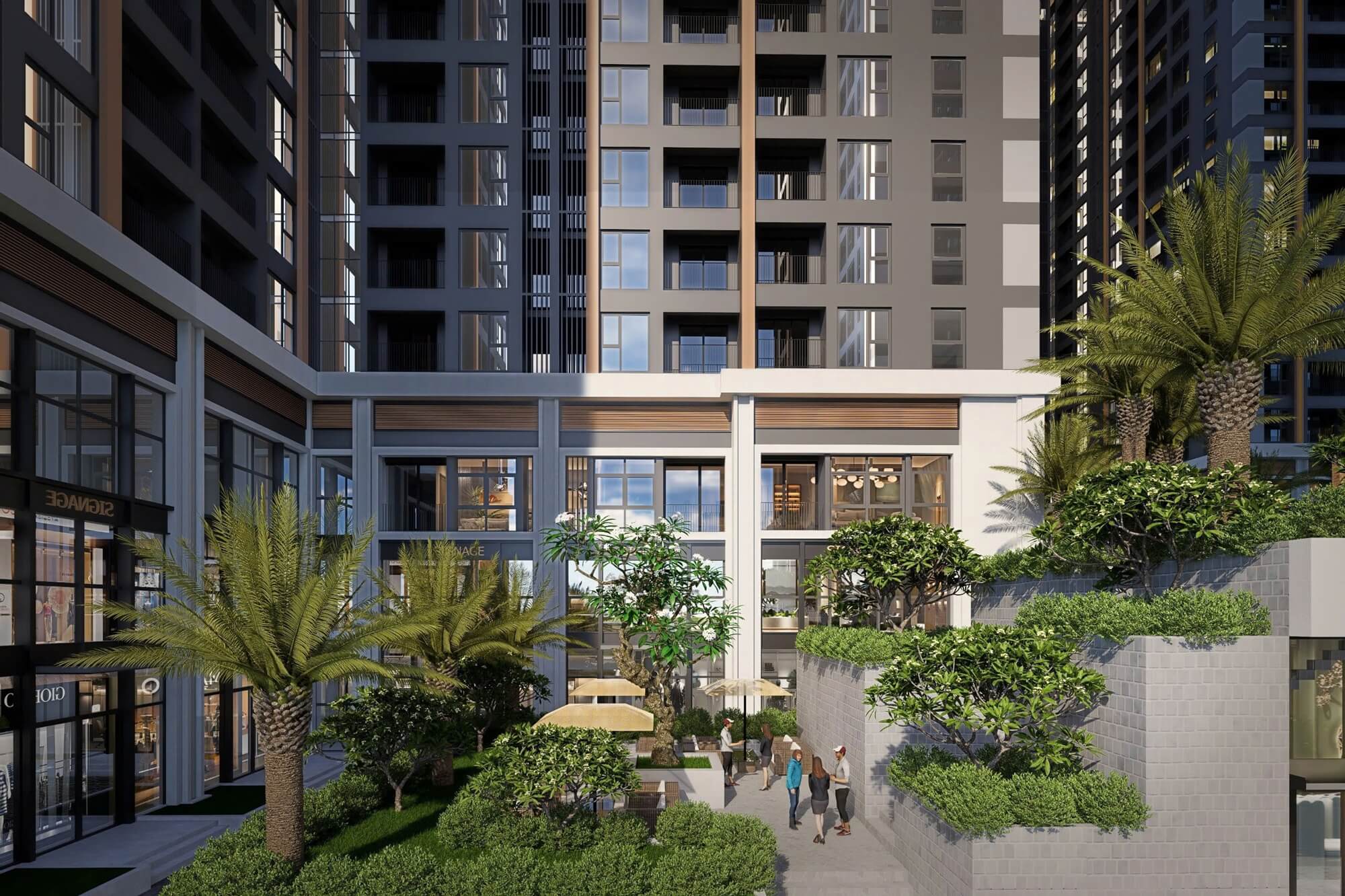 tiện ích dự án the flame vine hinode royal park