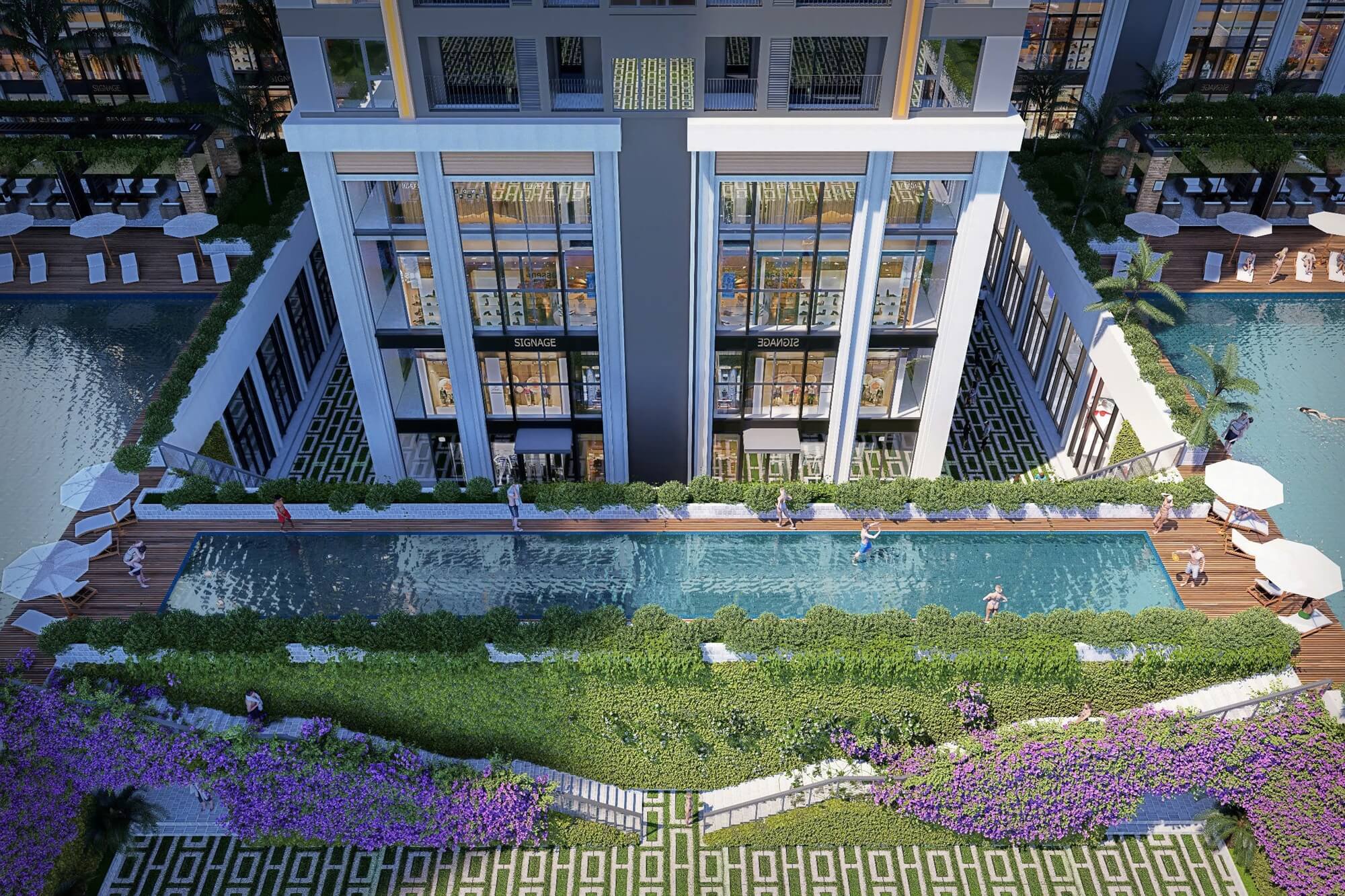 tiện ích dự án the flame vine hinode royal park